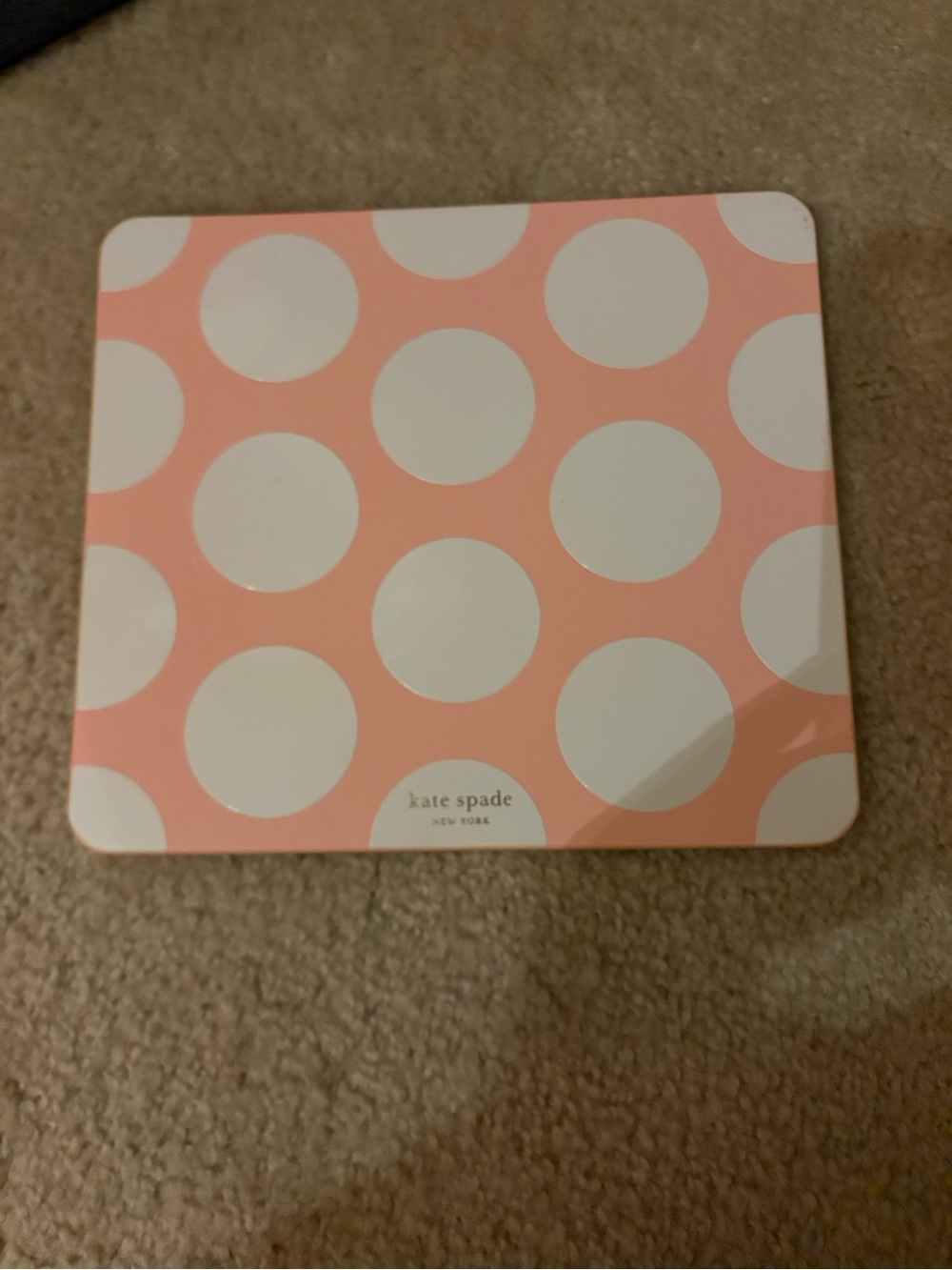 Kate Spade Pink Hard Mousepad